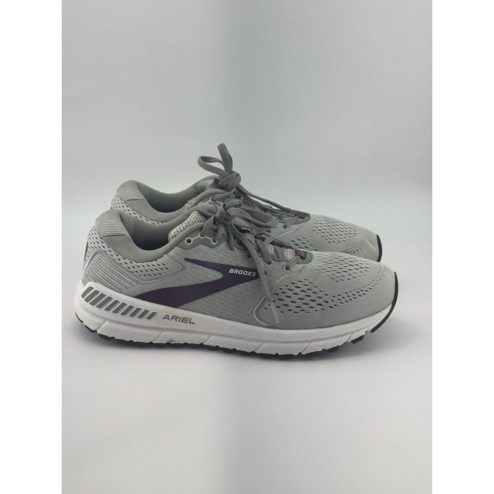 Womens Brooks Ariel 20 Gray Shoes 1203151B009 Women's Size 10